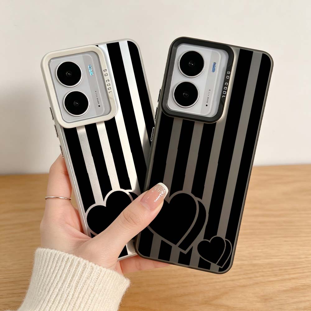 Phone Cases Realme - Black Stripe Design For Realme 14X
