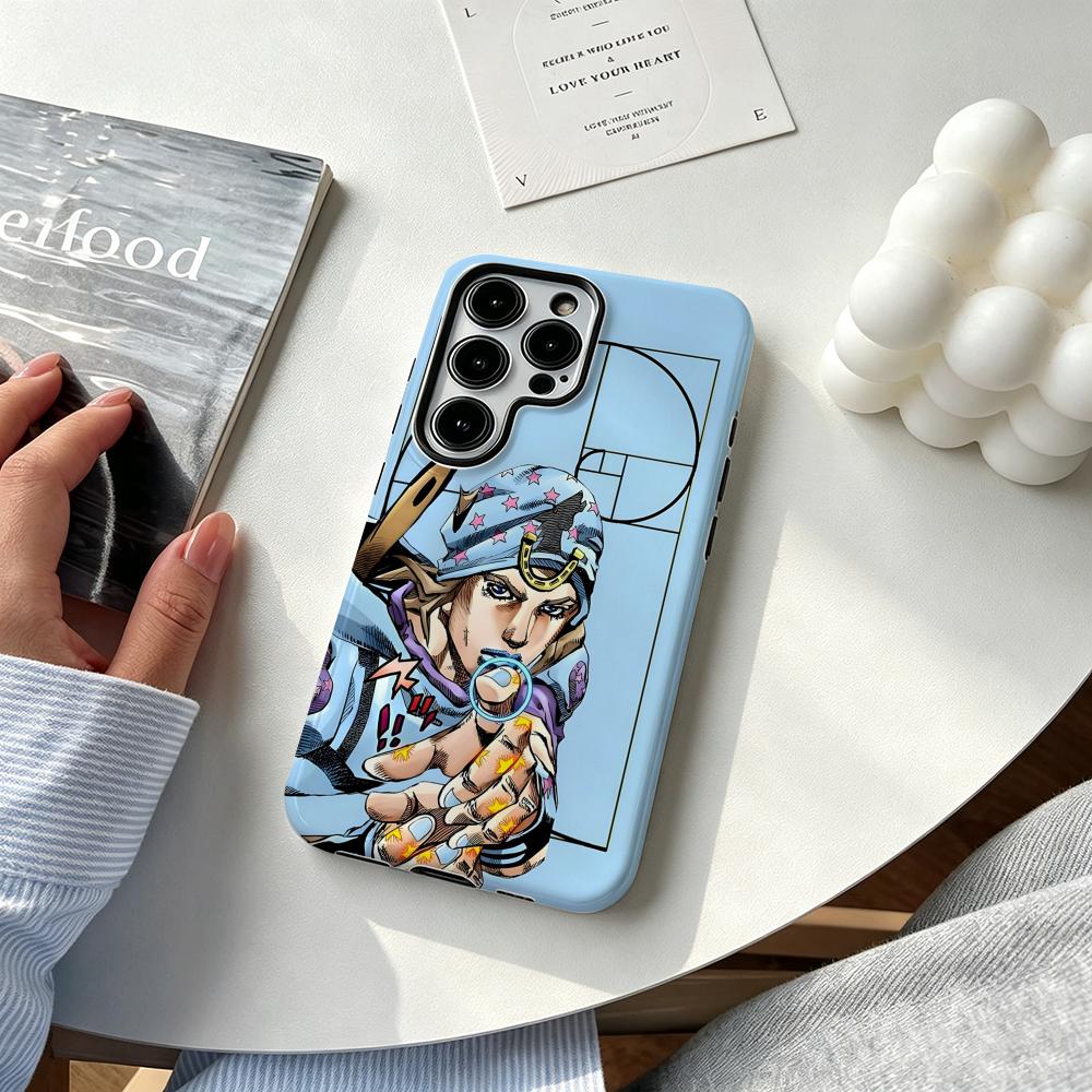 Phone Cases Samsung S24 - Hot cool Anime J-JOJO Steel Ball