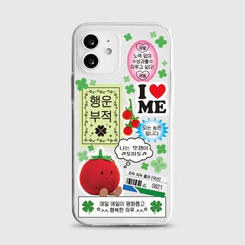 Korean Ins Cute Four Leaf Clov - đánh giá và giá Phone Cases Like Loopy