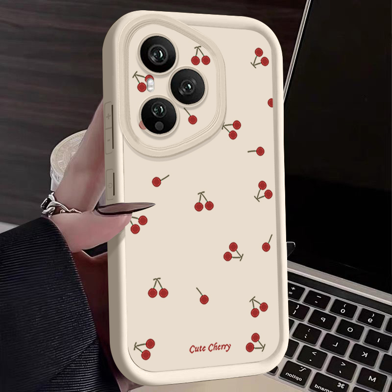 Mini Red Cherry Printed Soft T - đánh giá và giá Phone Cases Honor