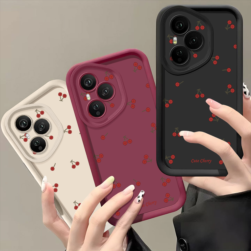Mini Red Cherry Printed Soft T - đánh giá và giá Phone Cases Honor