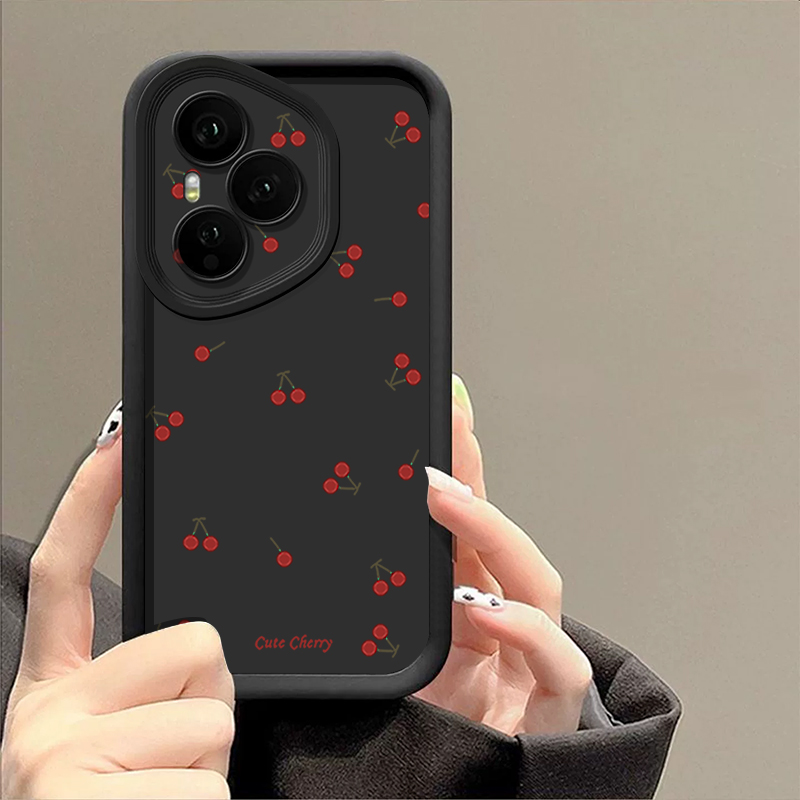 Mini Red Cherry Printed Soft T - đánh giá và giá Phone Cases Honor
