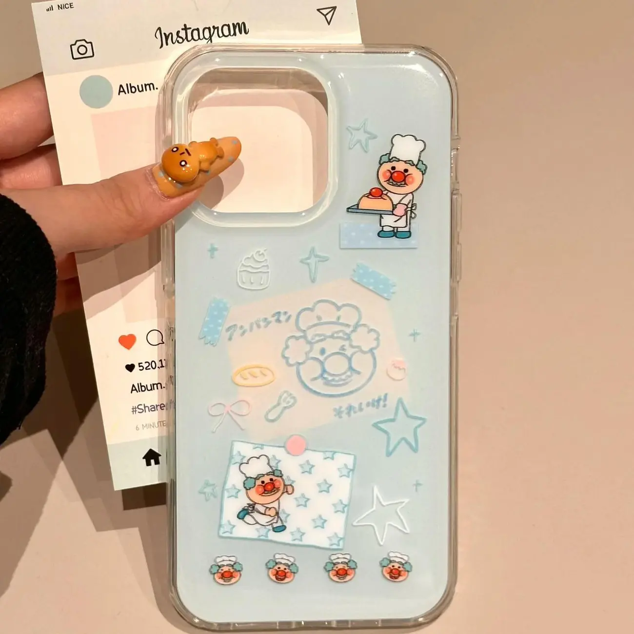 Korean Ins Blue Chef Old Man C - đánh giá và giá Phone Cases Men