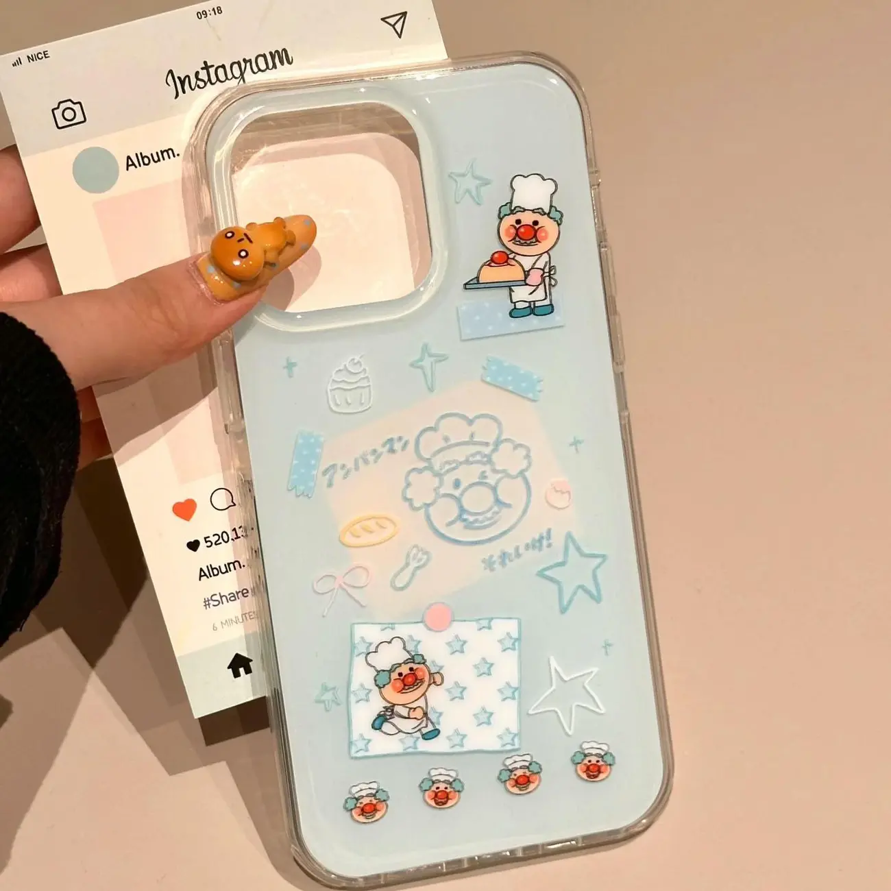 Korean Ins Blue Chef Old Man C - đánh giá và giá Phone Cases Men