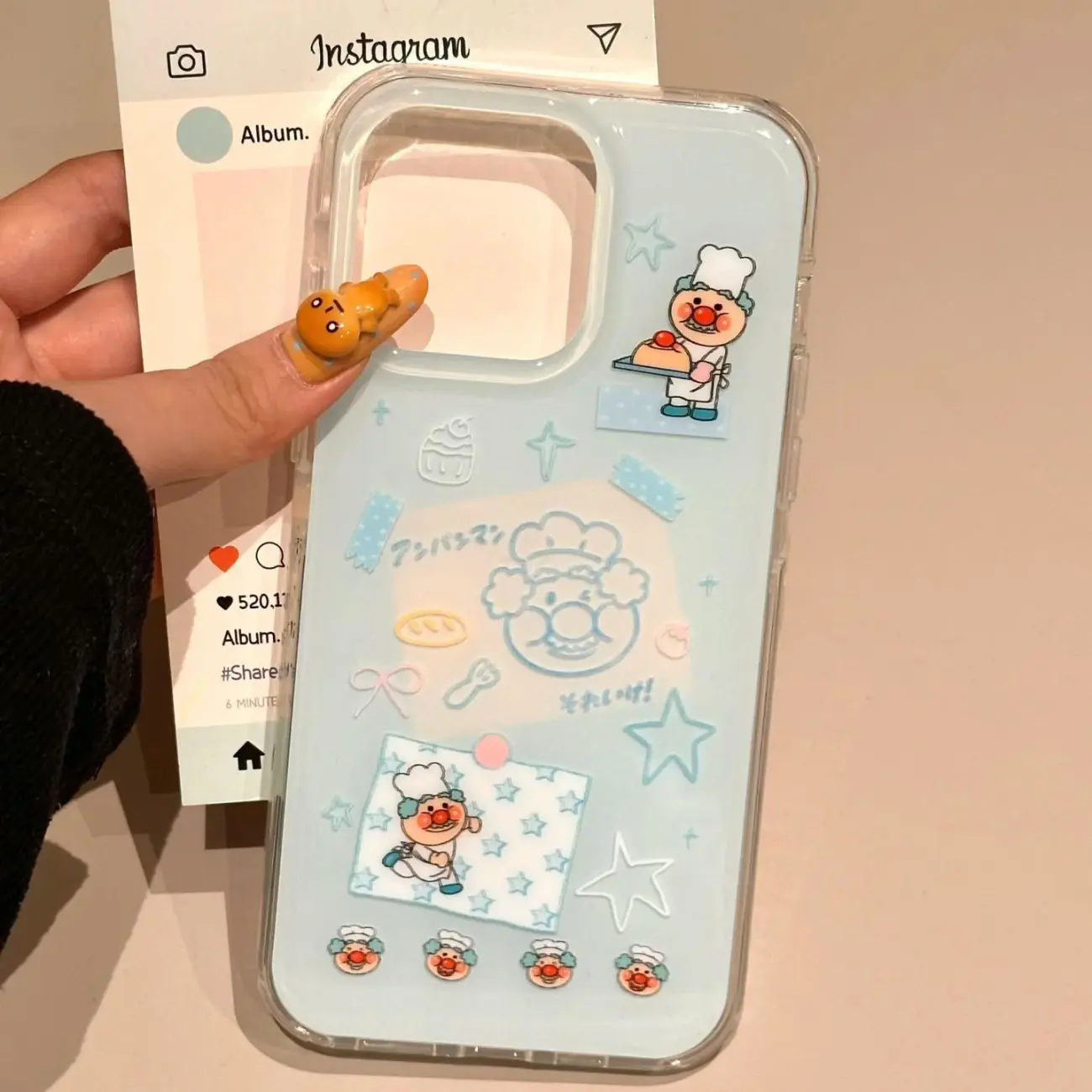 Korean Ins Blue Chef Old Man C - đánh giá và giá Phone Cases Men