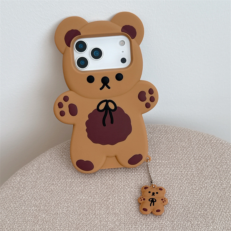 3D Cartoon Bear Soft Silicone  - đánh giá và giá Phone Cases Like Loopy
