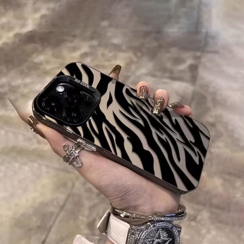 Zebra Pattern Black Advanced I - đánh giá và giá Phone Cases Like Loopy
