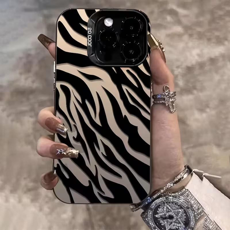 Zebra Pattern Black Advanced I - đánh giá và giá Phone Cases Like Loopy