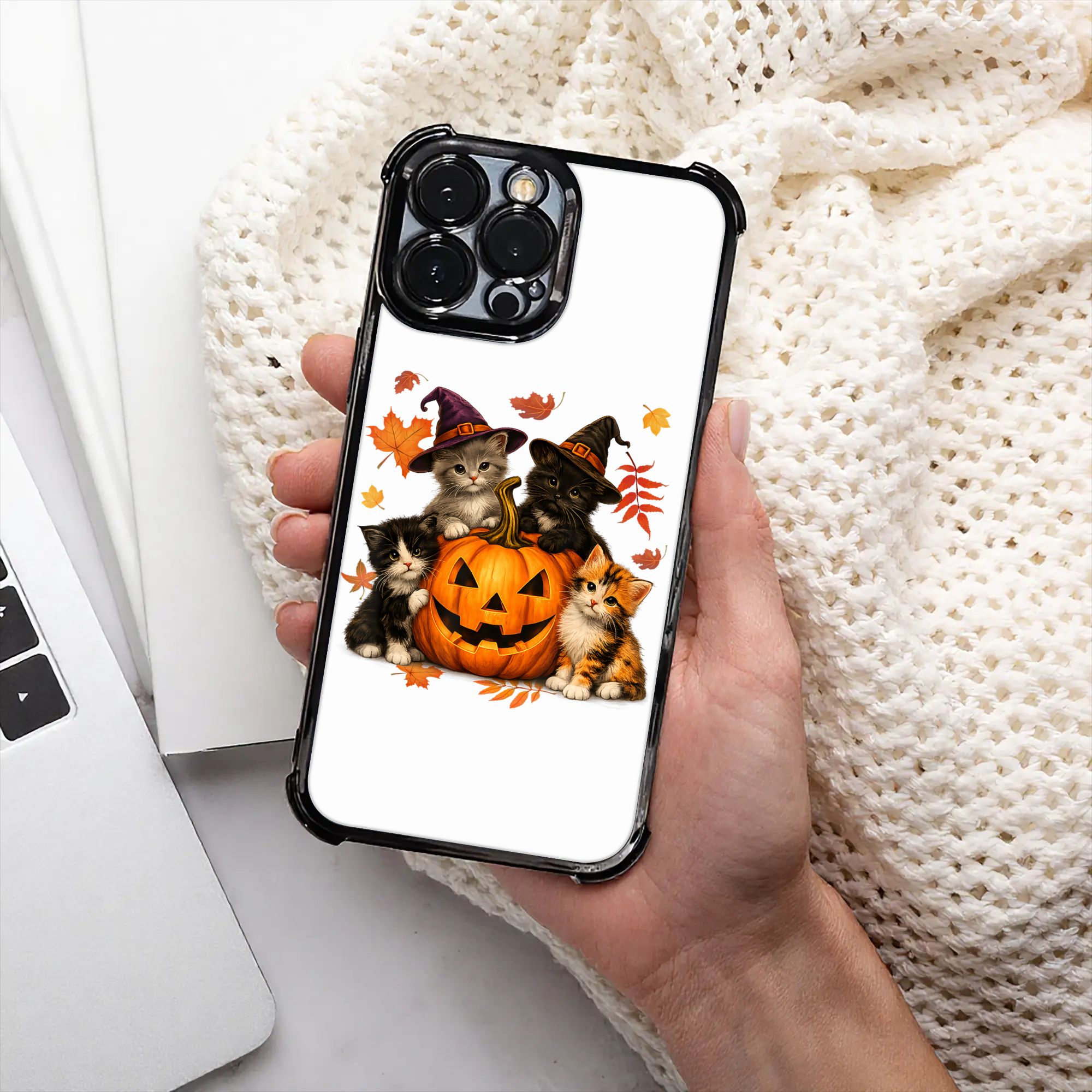 Halloween Cute Cats Pumpkin Sp - đánh giá và giá Phone Cases Men