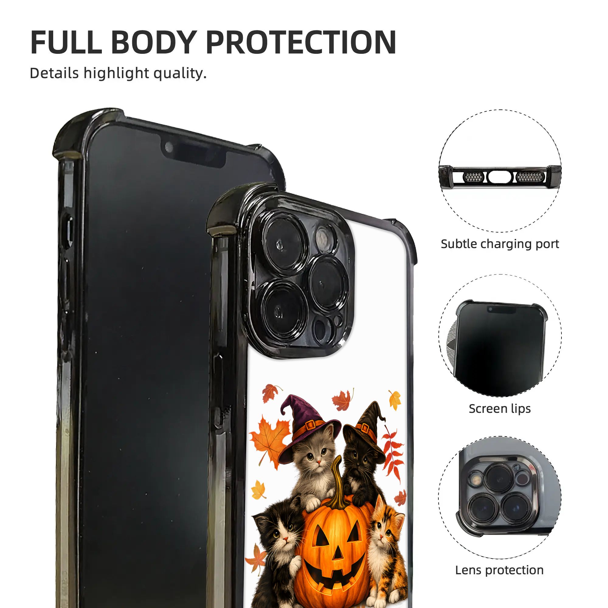Halloween Cute Cats Pumpkin Sp - đánh giá và giá Phone Cases Men