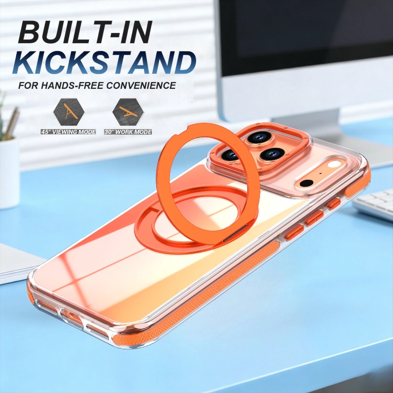 Luxury Laser Gradient Magnetic - đánh giá và giá Ring Stand Case
