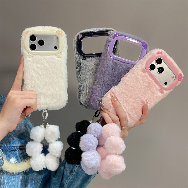 Luxury Solid Colors Furry Plus - đánh giá và giá Phone Cases Iphone 17