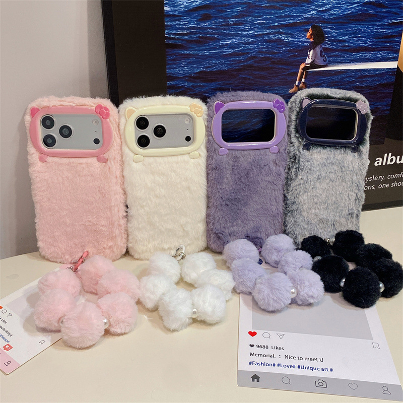 Luxury Solid Colors Furry Plus - đánh giá và giá Phone Cases Iphone 17