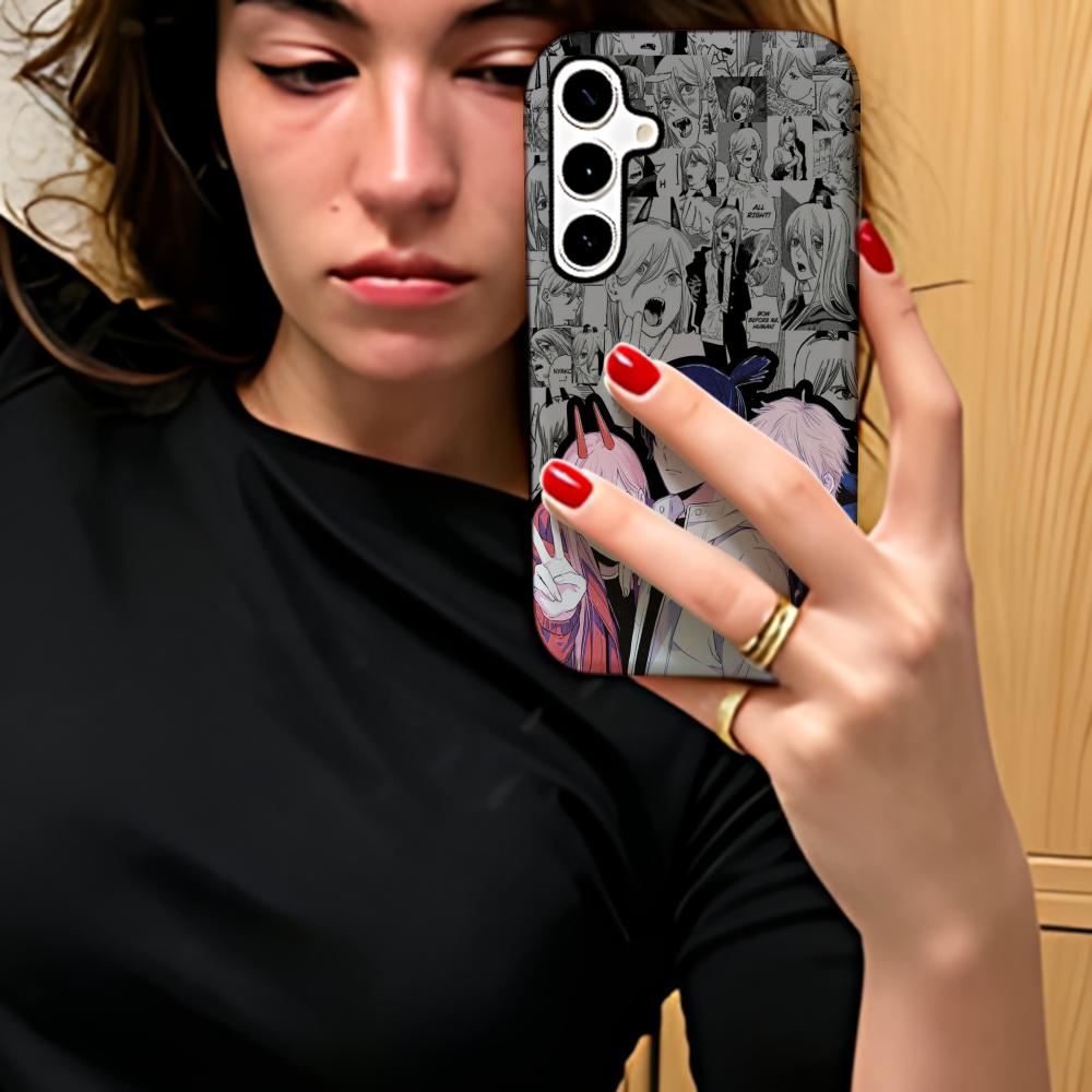 Anime Chainsaw man pattern hot - đánh giá và giá Phone Cases Men