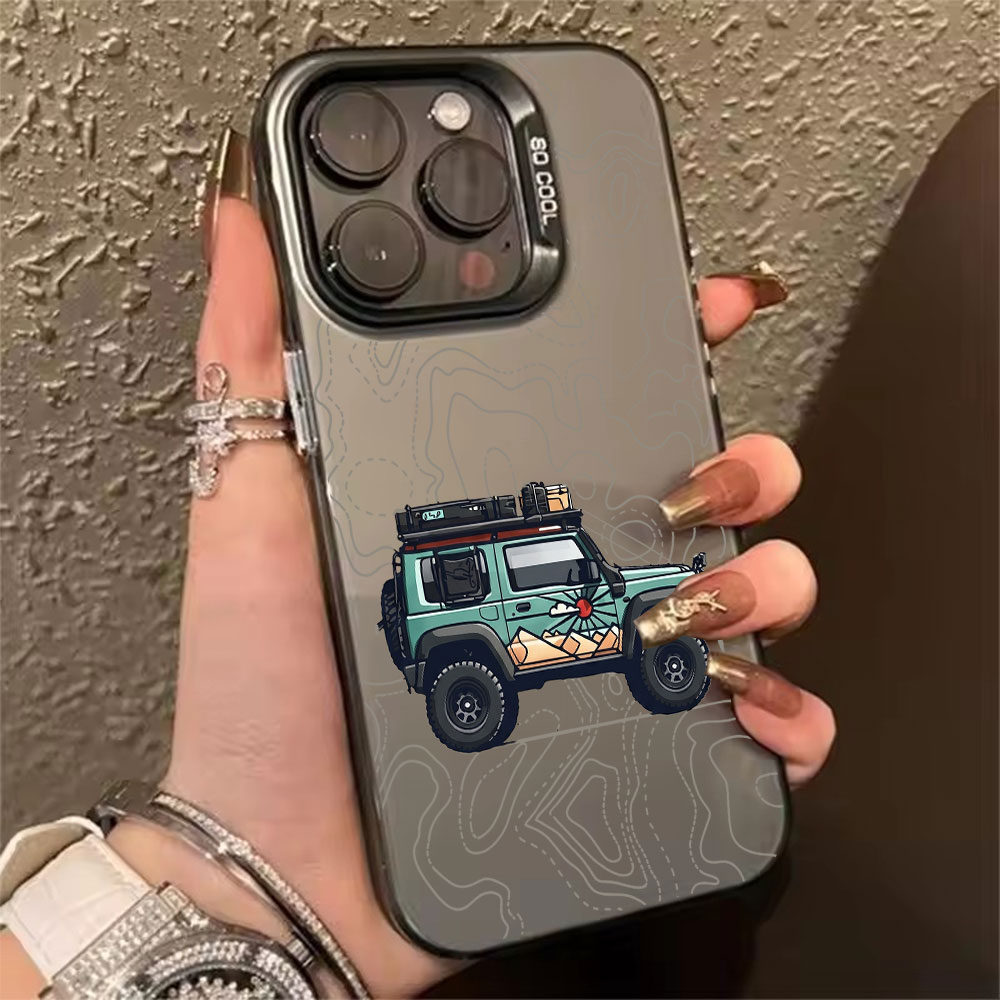 Simple Car Pattern Phone Case  - đánh giá và giá Phone Cases Like Loopy