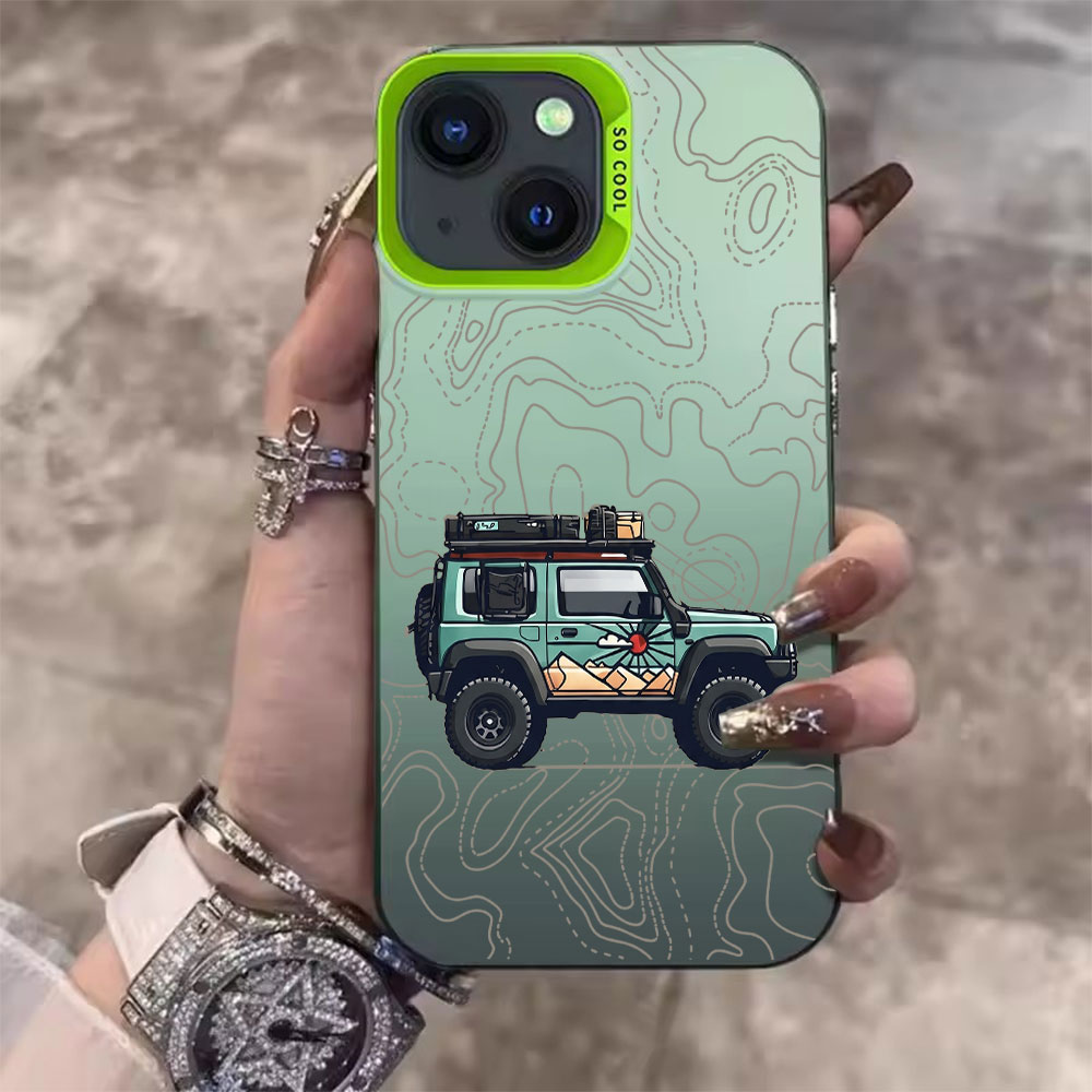 Simple Car Pattern Phone Case  - đánh giá và giá Phone Cases Like Loopy