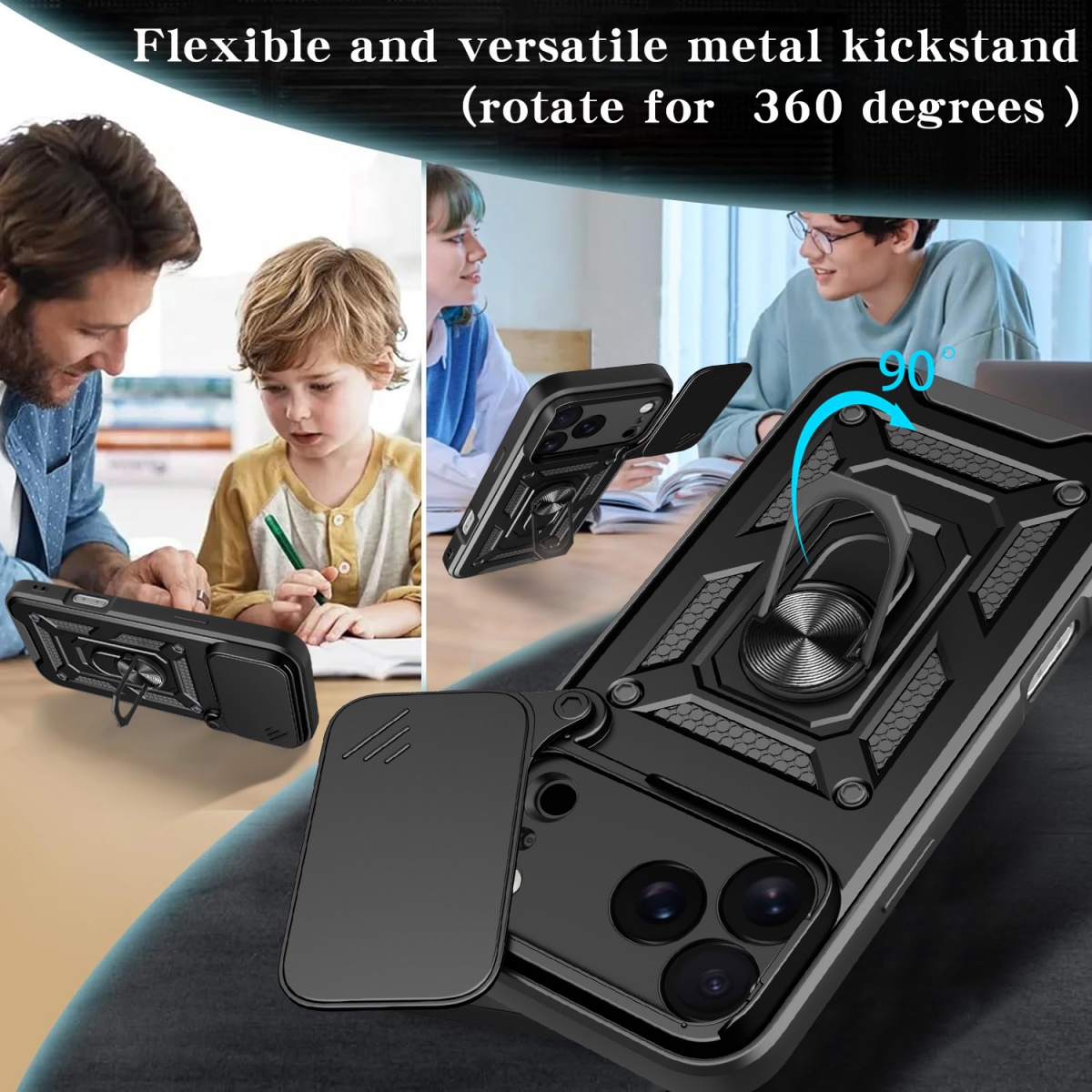 Shockproof Case for IPhone Air - đánh giá và giá Ring Stand Case