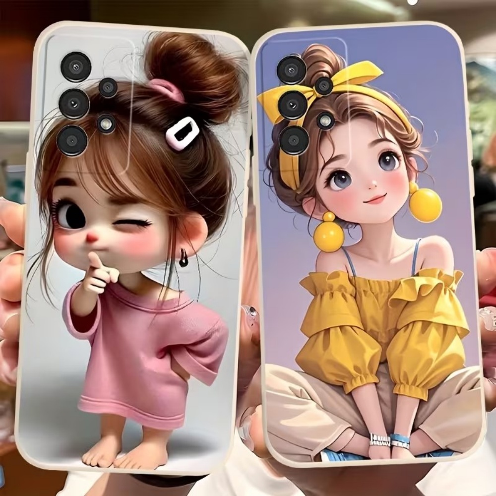 Cute Cartoon Girl Pattern Desi - đánh giá và giá Phone Cases Samsung S25 Fe