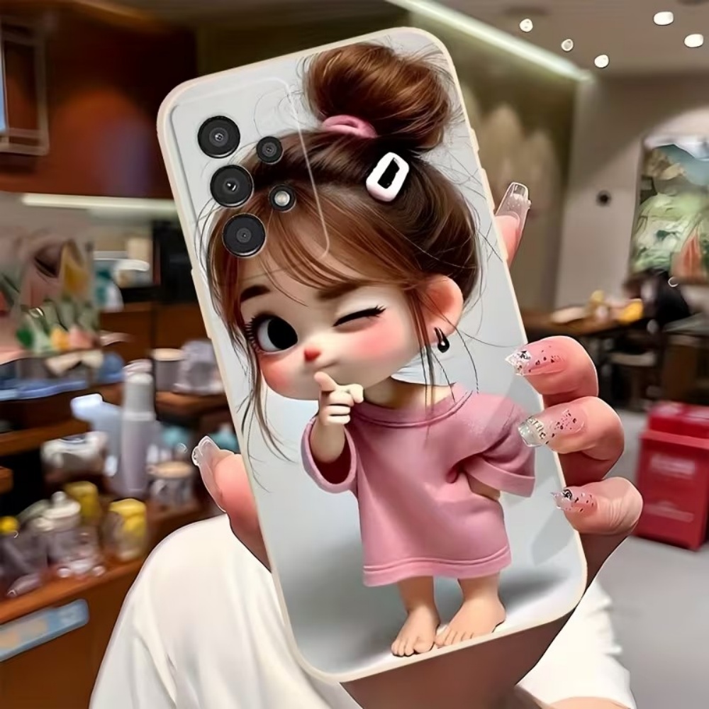 Cute Cartoon Girl Pattern Desi - đánh giá và giá Phone Cases Samsung S25 Fe