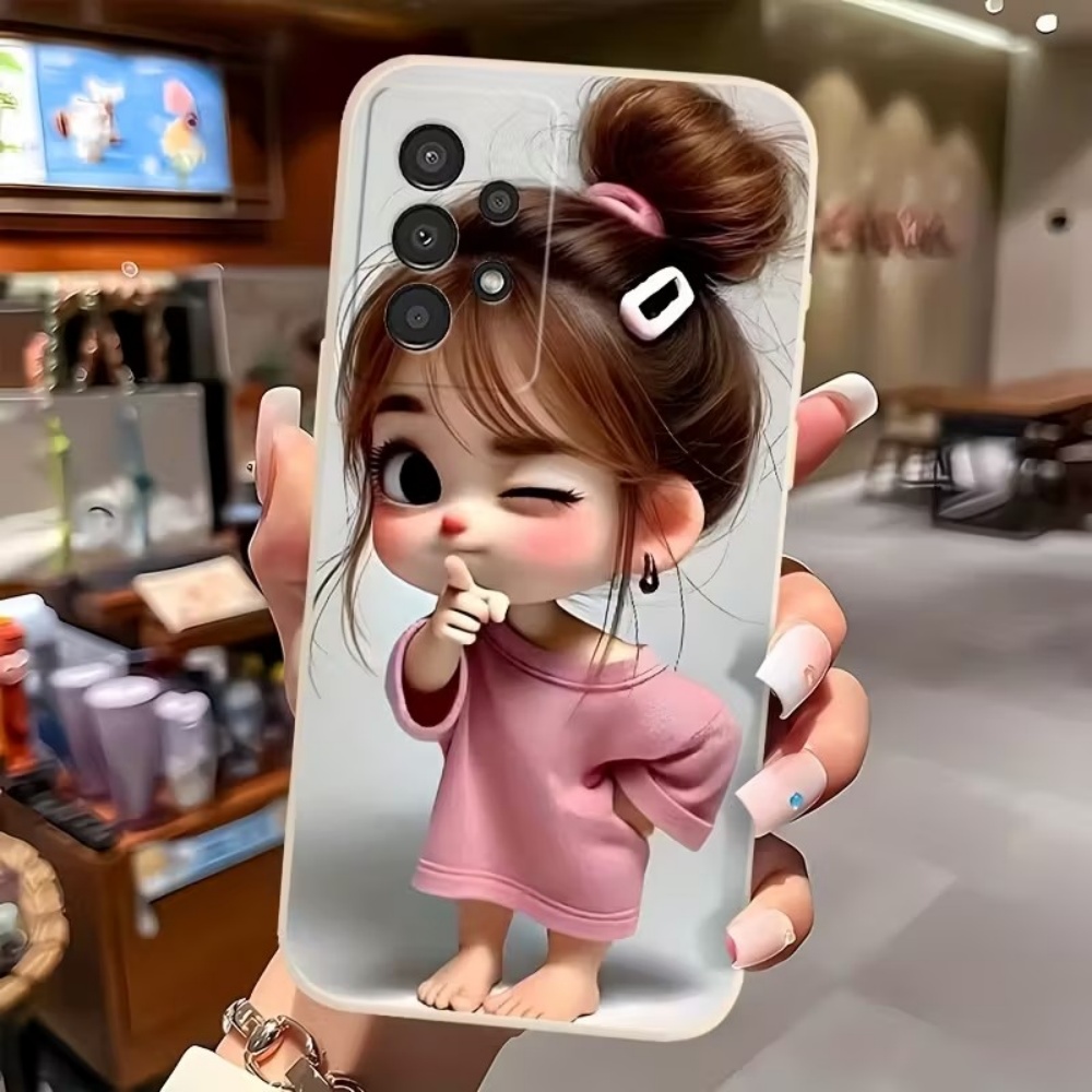 Cute Cartoon Girl Pattern Desi - đánh giá và giá Phone Cases Samsung S25 Fe