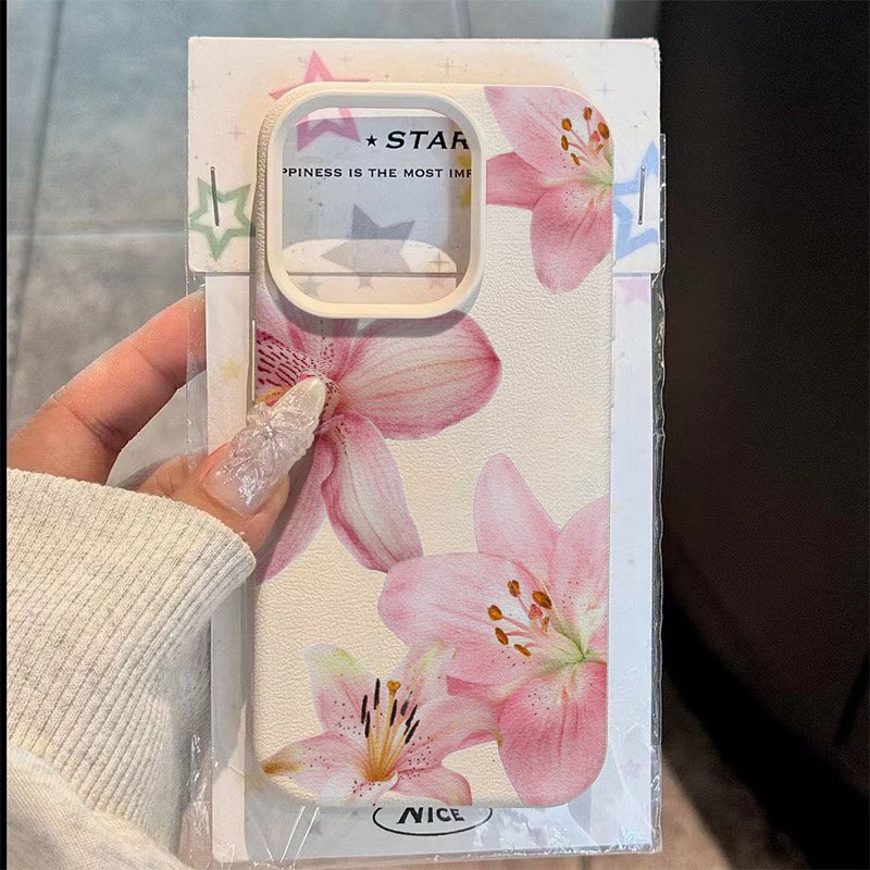 Pink Lily Lychee Texture Phone - đánh giá và giá Phone Cases Samsung S24